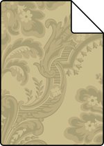 Proefstaal Origin Wallcoverings behang ornamenten licht glanzend goud - 346526 - 26,5 x 21 cm