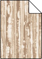 Proefstaal Origin Wallcoverings behang strepen glanzend brons - 347217 - 26,5 x 21 cm