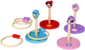 Disney Ringwerpen Mickey Mouse Junior 14,5 Cm Hout 8-delig