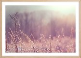 Poster Met Eiken Lijst - Zonnige Herfst Poster