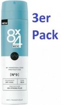 8x4 Deo Spray Dry Cool - 3 x 150 ml