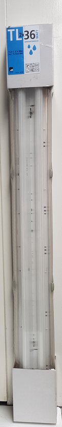 Eglo - TL armatuur - 2x 36W - 120cm - Spatwaterdicht IP65 - Neutral White - Geschikt voor LED