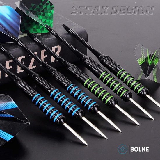 Dartpijlen - Dart flights - Dartpijlen set van 12 stuks - Hoge kwaliteit - Dartflights 24 stuks - Luxe 20/22 gram dartpijlen van Strex — afbeelding 5
