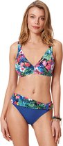 No Gossip Lange driehoekige bikiniset Kleurrijk Bloemenpatroon en borstkussen MULTICOLOR 42