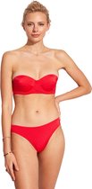 No Gossip Bandeau Bikiniset met beugel Met Borstkussen en nekbandjes RED 38