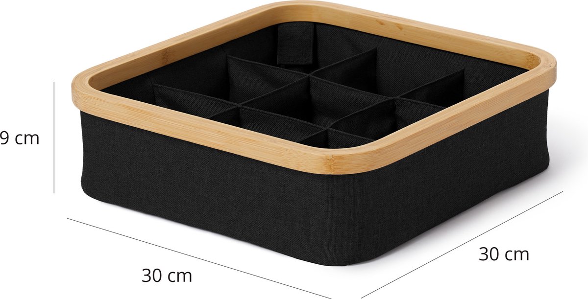 Lumaland Bamboe rek met 4 etages, inklapbaar, organizer, ideaal voor garderobe, in de badkamer en als keukenrek, rek voor decoratie, montagevrij, smal, ruimtebesparend, 28 x 25 x 85 cm