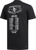 adidas Performance Dame Verb Tee T-shirt Mannen zwart M