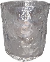 COCO Maison – Waxinelichthouder glas Sasha – Helder – kaarsenhouder – 13cm - Luxewoondecoratie.nl