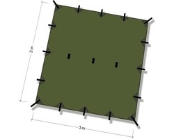 Tarp 3x3 – Forest Green