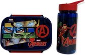 Avengers Marvel - Drinkfles/Bidon en Broodtrommel - Lunchset - Kunststof