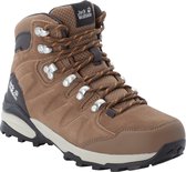 Jack Wolfskin REFUGIO TEXAPORE MID W Dames Wandelschoenen - brown / apricot- Maat 37