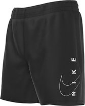 Nike jongens zwemshort split side logo zwart - 116