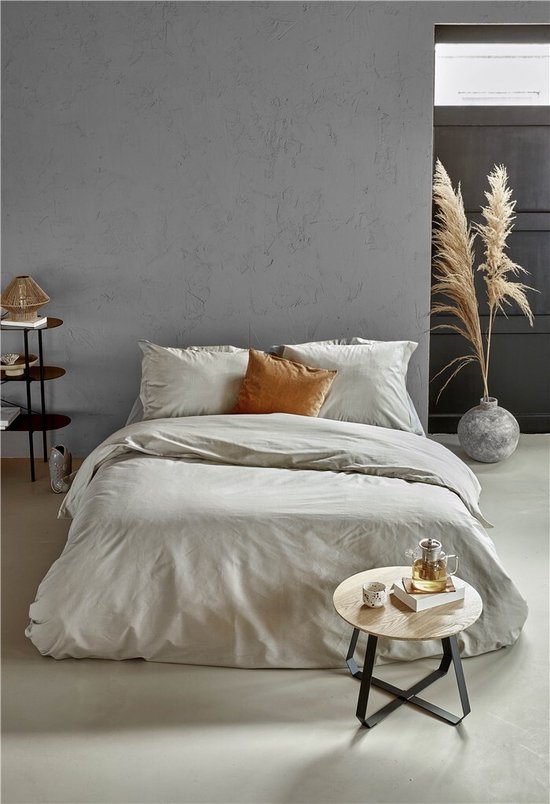 Walra Dekbedovertrek Forever Cotton - 240x220 - 100% Percale Katoen - Zand van Merkloos — afbeelding 5