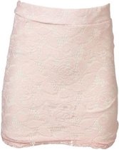 Meisjes rok kant roze | Maat 128/ 8Y