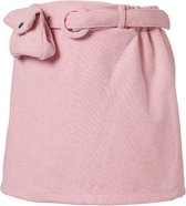 Meisjes rok roze met heuptasje detail | Maat 104/ 4Y