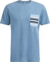 WE Fashion Heren slim fit gemêleerd T-shirt