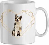 Mok Border collie 7.3| Hond| Hondenliefhebber | Cadeau| Cadeau voor hem| cadeau voor haar | Beker 31 CL