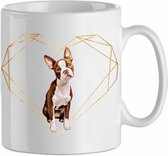 Mok Boston terrier 5.5| Hond| Hondenliefhebber | Cadeau| Cadeau voor hem| cadeau voor haar | Beker 31 CL