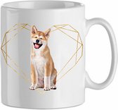Mok Akita 4.3| Hond| Hondenliefhebber | Cadeau| Cadeau voor hem| cadeau voor haar | Beker 31 CL