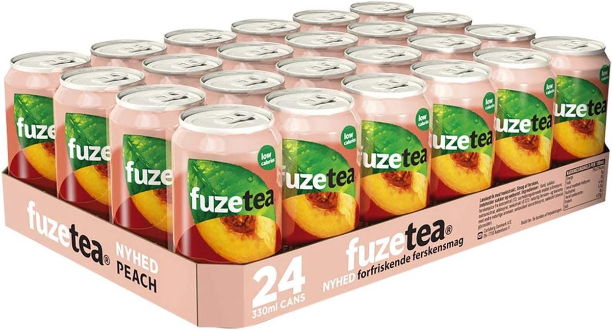 Tray Fuze Tea Peach Hibiscus - 24x33cl