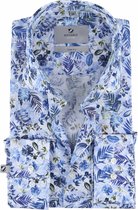 Suitable - Prestige CAW Overhemd Blue Safari - 39 - Heren - Slim-fit