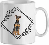 Mok Miniatuur Pincher 2.4| Hond| Hondenliefhebber | Cadeau| Cadeau voor hem| cadeau voor haar | Beker 31 CL