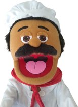 Sillypuppets - Handpop Chef Luigi - 35 cm - Pizzabakker - Banketbakker - Chefkok