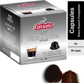 Caffe Carraro Arabica Capsules - Geschikt voor Dolce Gusto Apparaat - 6 x 16 stuks