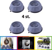 Wasmachine Demper – Trillingsdemper – Anti Slip – Schokdemper – Anti Tril – Wasmachine Voetjes – Vibratiedempers – Verhoger – 4 Stuks - Grijs