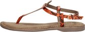 Lazamani Dames sandalen Trendy - oranje - Maat 44
