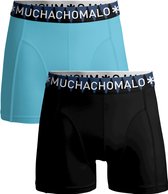 Muchachomalo-2-pack onderbroeken voor mannen-Elastisch Katoen-Boxershorts - Maat S