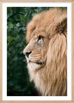 Poster Met Eiken Lijst - Grote Leo Poster