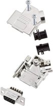 Amphenol L17D45PK-M-09+L77DE09SST D-sub female connector-set 45 ° Aantal polen: 9 Schroeven 1 stuk(s)