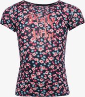 TwoDay meisjes T-shirt met bloemenprint - Blauw - Maat 98/104