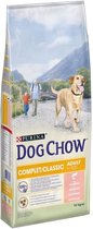 DOG CHOW Complete en klassieke kroketten met zalm - voor honden - 14 kg