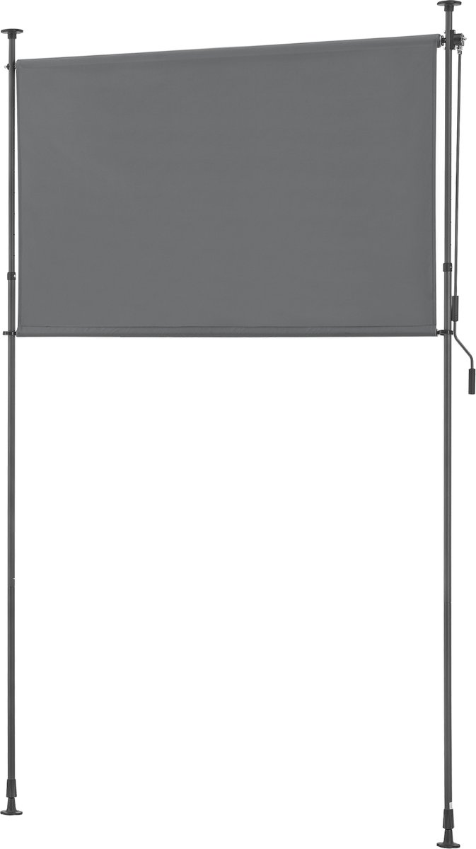 Rolgordijn voor buiten Cimarra 200x270 cm donkergrijs