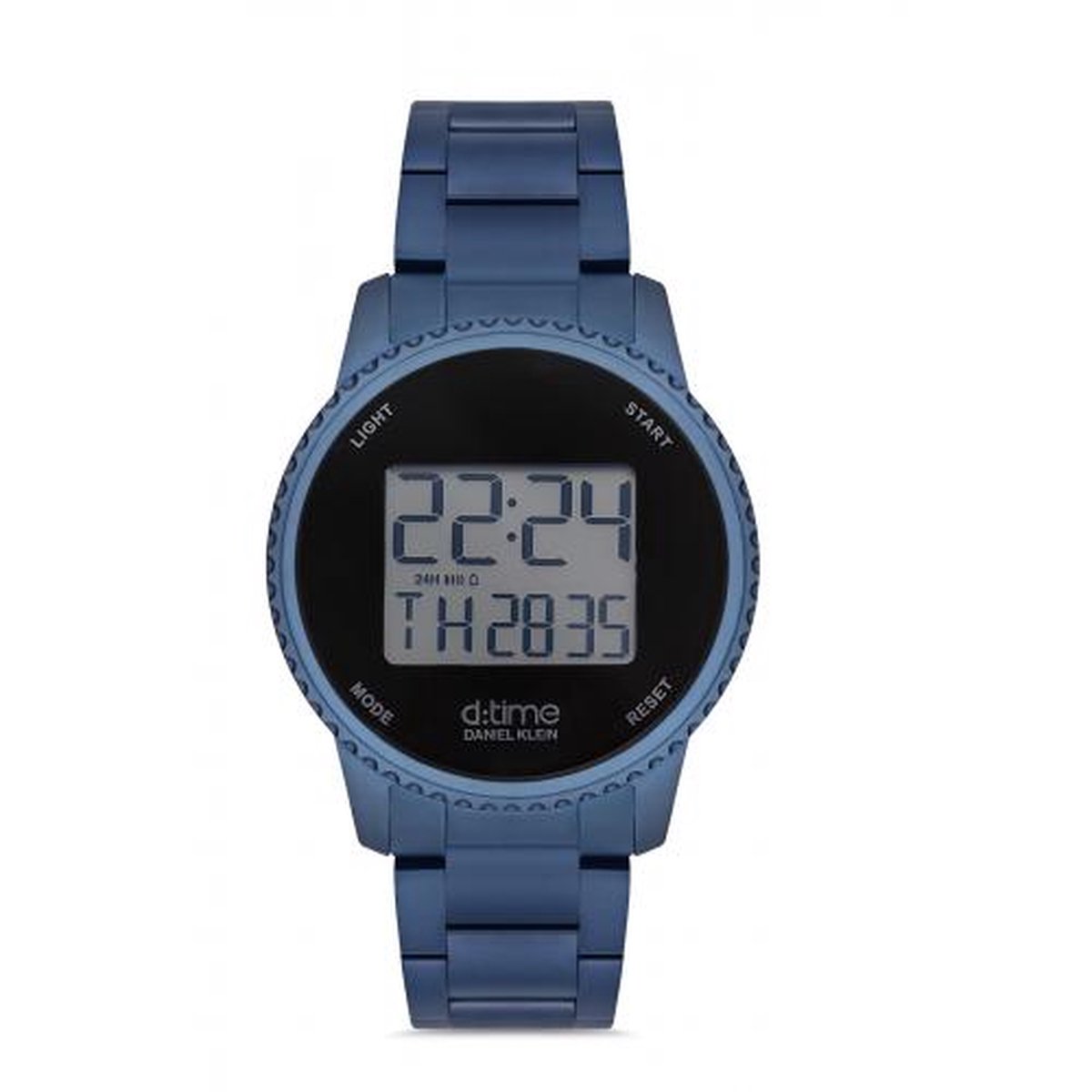 Daniel Klein DK.1.12639-4 - Horloge - Digitaal - Mannen - Heren - stalen band - touchscreen - Blauw