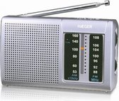 Haeger Goal 100 - Draagbare Radio - Transister Radio Op Batterijen - Grijs