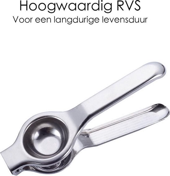 Handmatige Citruspers - RVS - Zilver — afbeelding 5