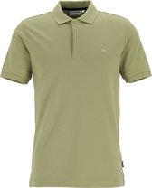 Calvin Klein Stretch Pique Slim Polo - Sage - lichtgroen -  Maat: M