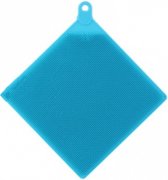 afwasdoek rubber 15 x 15 cm blauw