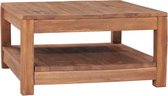 Salontafel 68x67x35 cm massief teakhout