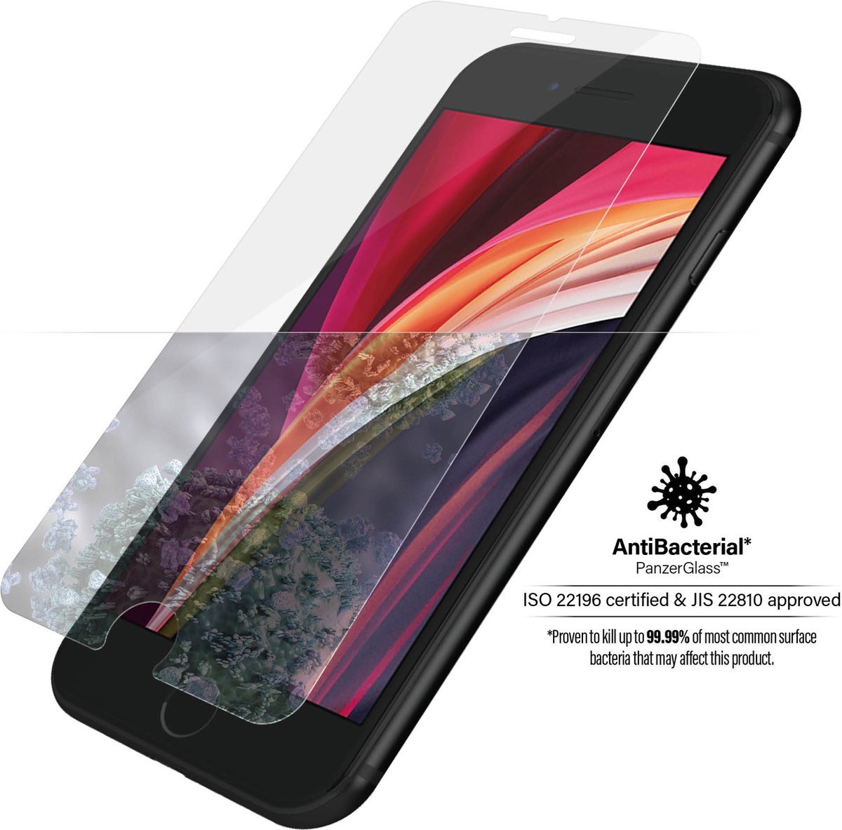 PanzerGlass Apple iPhone SE 2 / 8 / 7 / 6 / 6s Screenprotector Glas
