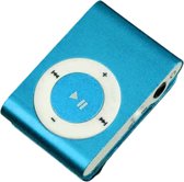 Draagbare MP3-speler met Mini Clip - Oplaadbaar - Compact - Blauw