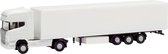 Herpa 013802 N Vrachtwagen Scania R TL trekker-opleggercombinatie met gesloten trailer - minikit