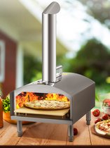 Vevor®  Pizza Oven - Barbecue - Pizza Oven Buiten - Pizzaoven Buiten - Pizzasteen - Draagbaar - RVS