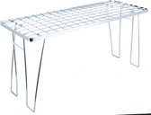 barbecue-rek RVS 68 x 33 x 26 cm zilver 1 stuk