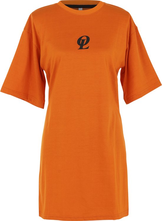 Chemise/robe Orange de luxe pour femme Oranje - taille S
