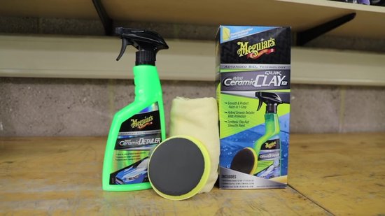  Meguiar's G200200 Hybrid Ceramic Quik Clay Kit