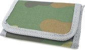 Kinderportemonnee voor jongens en meisjes met legerprint camouflageprint groen bruin